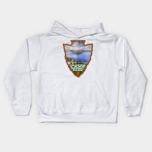 Crater Lake National Park arrowhead Kids Hoodie